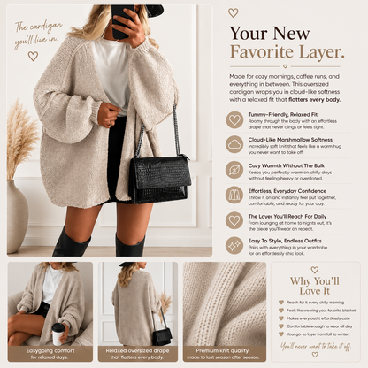 Oversized Cloud Cardigan