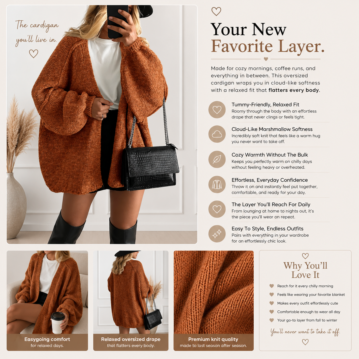Oversized Cloud Cardigan