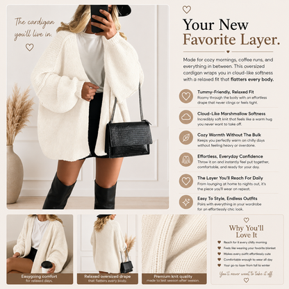Oversized Cloud Cardigan