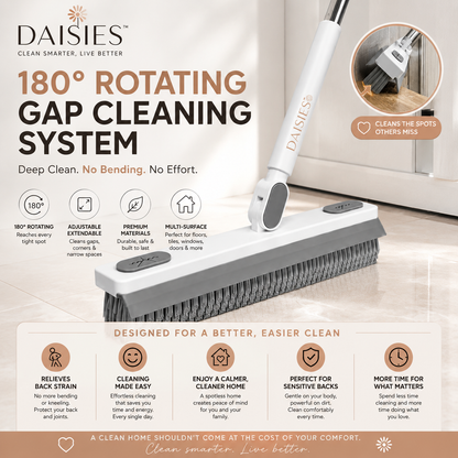 180° Rotating Gap Cleaning System