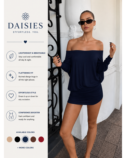 Off The Shoulder Daisy Mini Dress