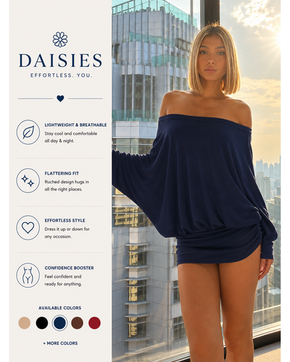 Off The Shoulder Daisy Mini Dress